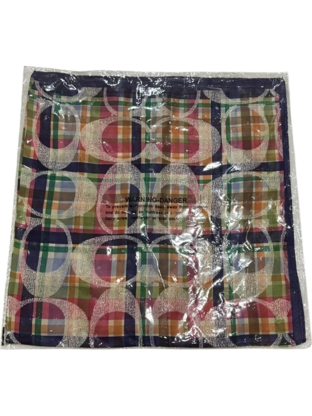 Coach Daisy Madras Lightweight Scarf 26x26 Women’s Neck Head Wrap F83511 - Picture 3 of 10